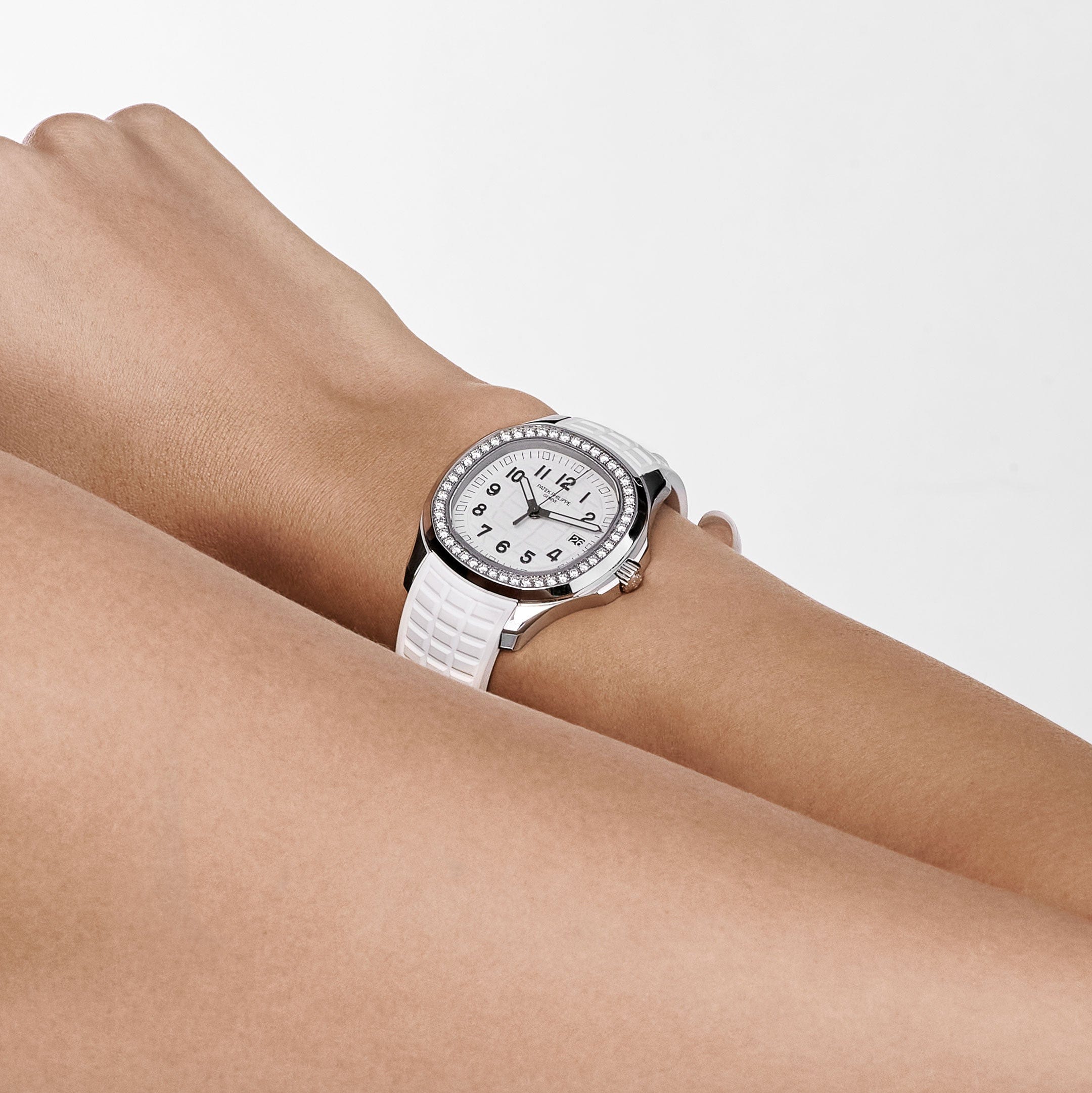 PATEK PHILIPPE ノベルティショール Patek Philippe Aquanaut Luce 5267/200A-010 Stainless Steel White