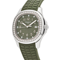 Thumbnail for Patek Philippe Aquanaut Luce 5267/200A-011 'Ladies' Stainless Steel Green Dial Diamond Bezel