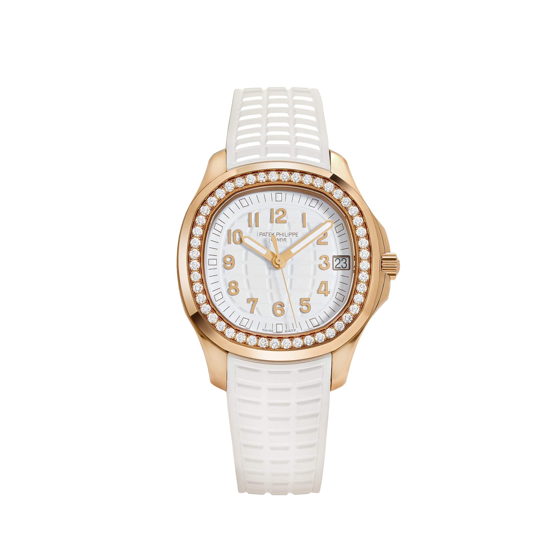 Patek Philippe Aquanaut Luce 5268/200R-001 Rose Gold White Dial Diamond Bezel (2022)