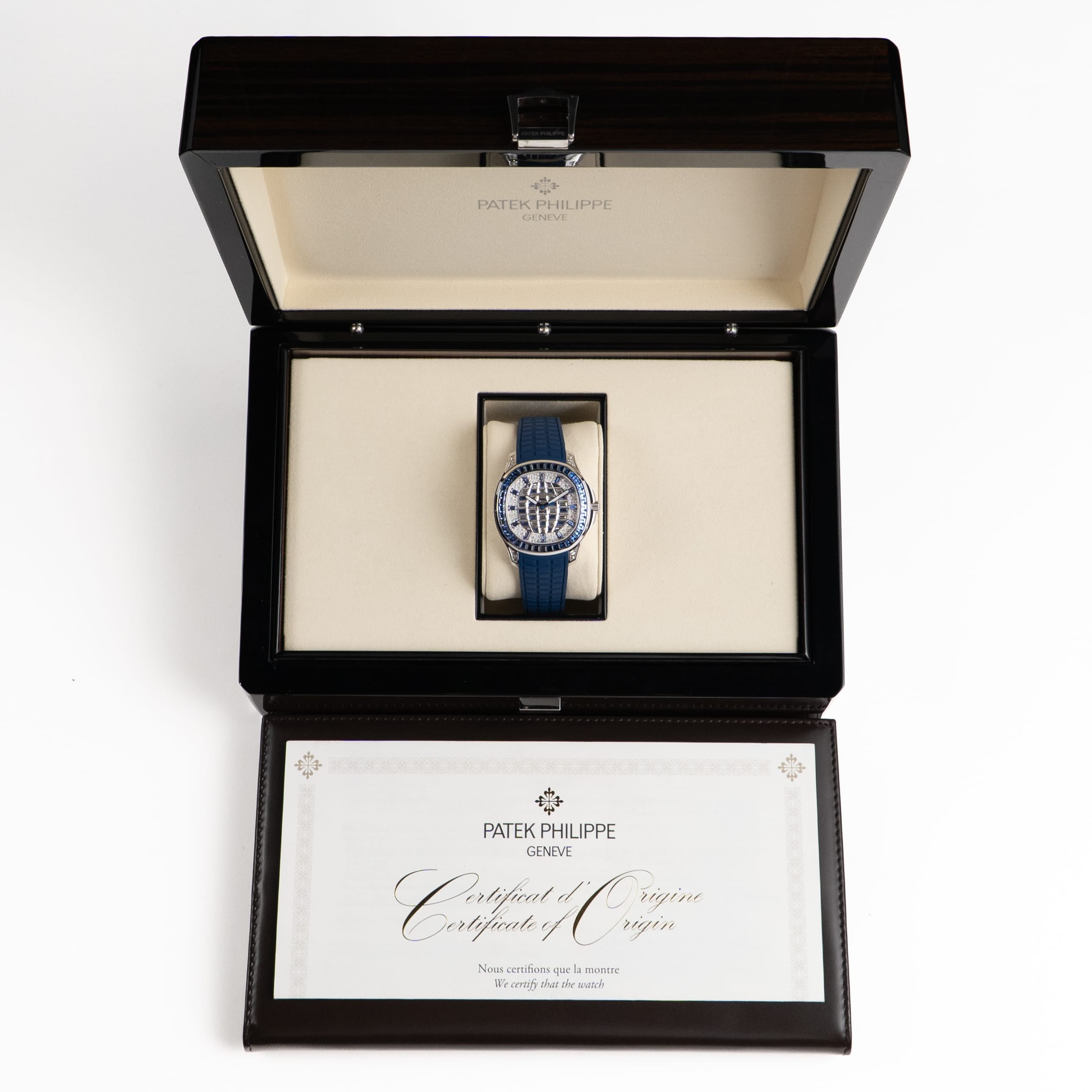 Patek Philippe Aquanaut Luce 5268/461G-001 'Haute Joaillerie' White Gold Diamond Sapphire Dial (2026)