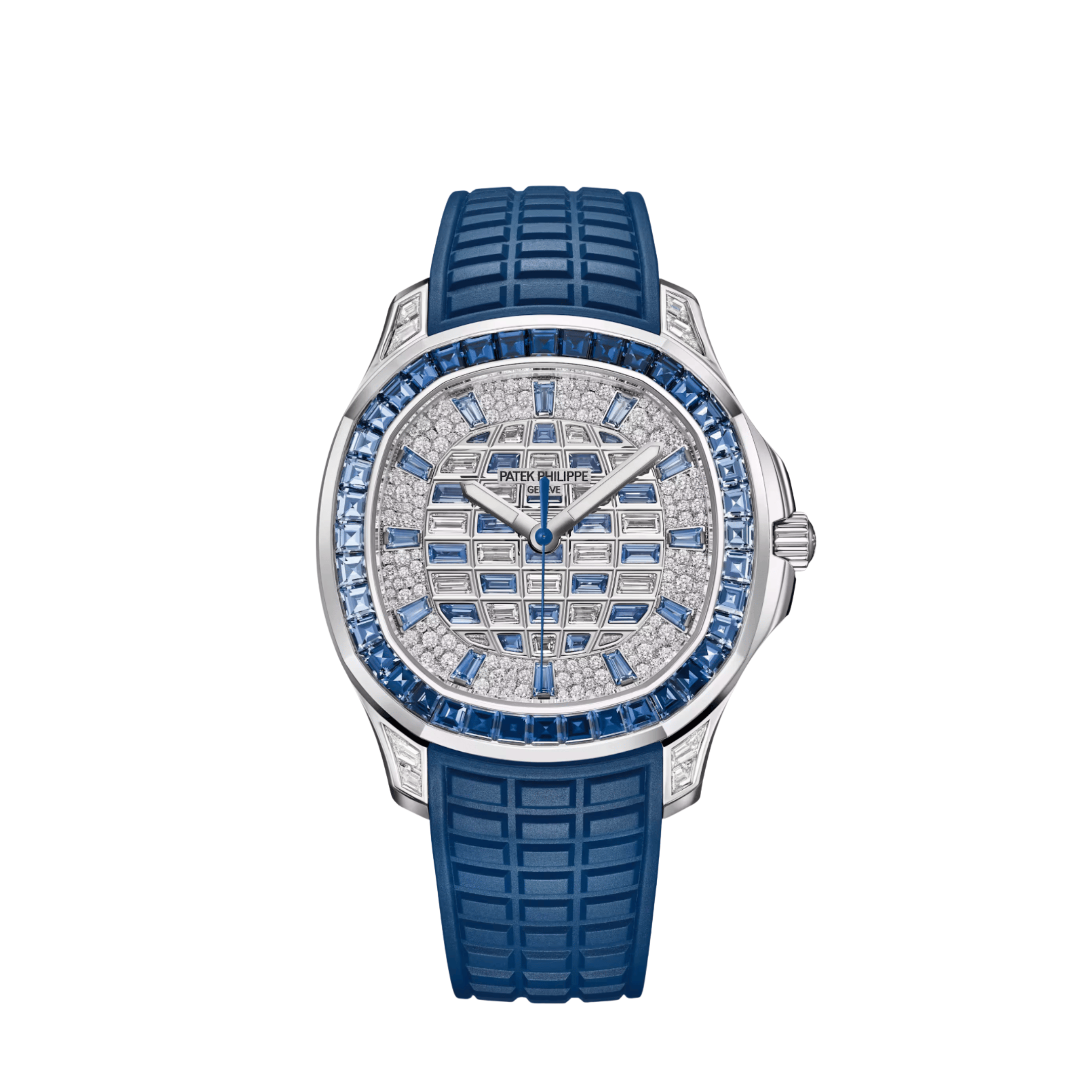 Patek Philippe Aquanaut Luce 5268/461G-001 'Haute Joaillerie' White Gold Diamond Sapphire Dial