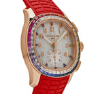 Patek Philippe Aquanaut Luce 7968/300R-001 Rose Gold 'Rainbow' Bezel Mother Of Pearl Dial