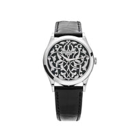 Thumbnail for Patek Philippe Calatrava Platinum Engraved Black Dial 5088/100P-001 Wrist Aficionado