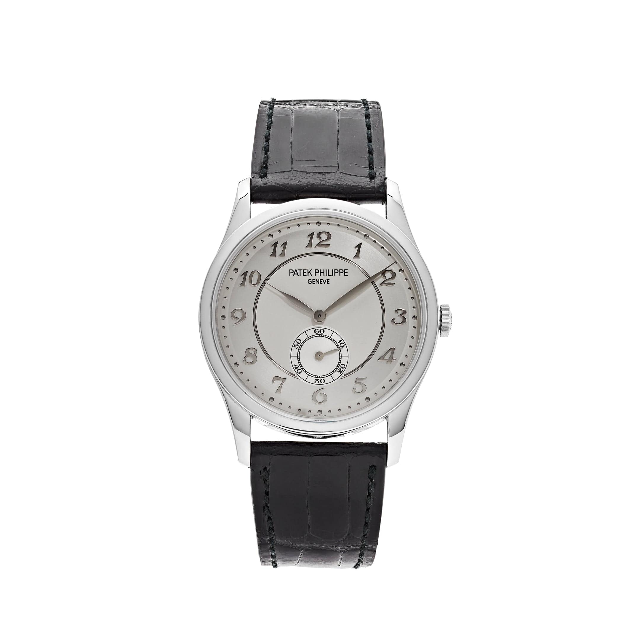 Patek Philippe Calatrava 5196P 001 Platinum Silver Dial Wrist Aficionado