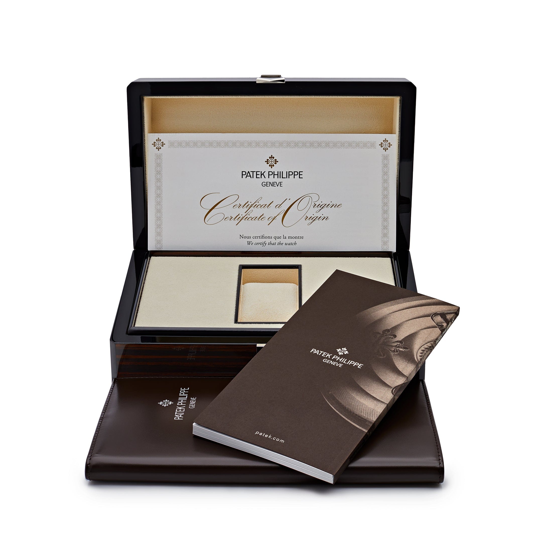 Patek Philippe Calatrava 5227G-010 Date White Gold Black Dial