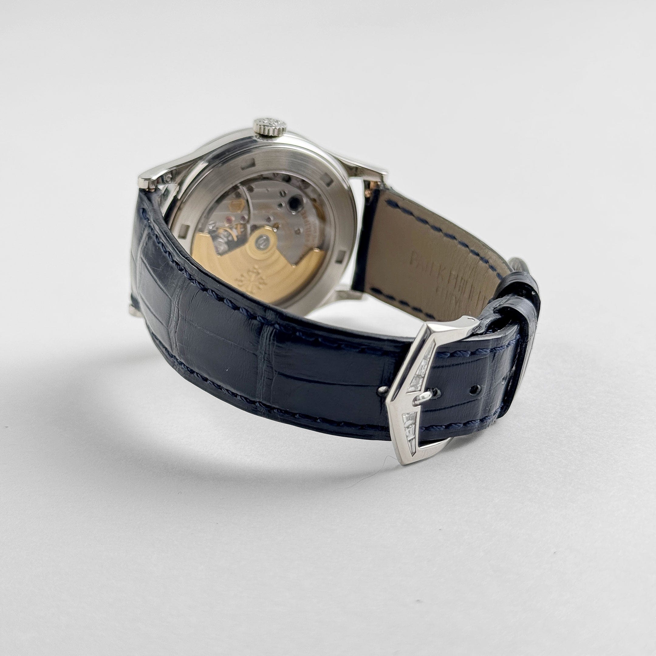 Patek Philippe Calatrava 5298P-012 Platinum Black Diamond Dial Diamond Bezel (2015)