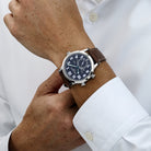 Patek Philippe Calatrava 5524G-001 'Pilot' Travel Time White Gold Blue Dial (2015)