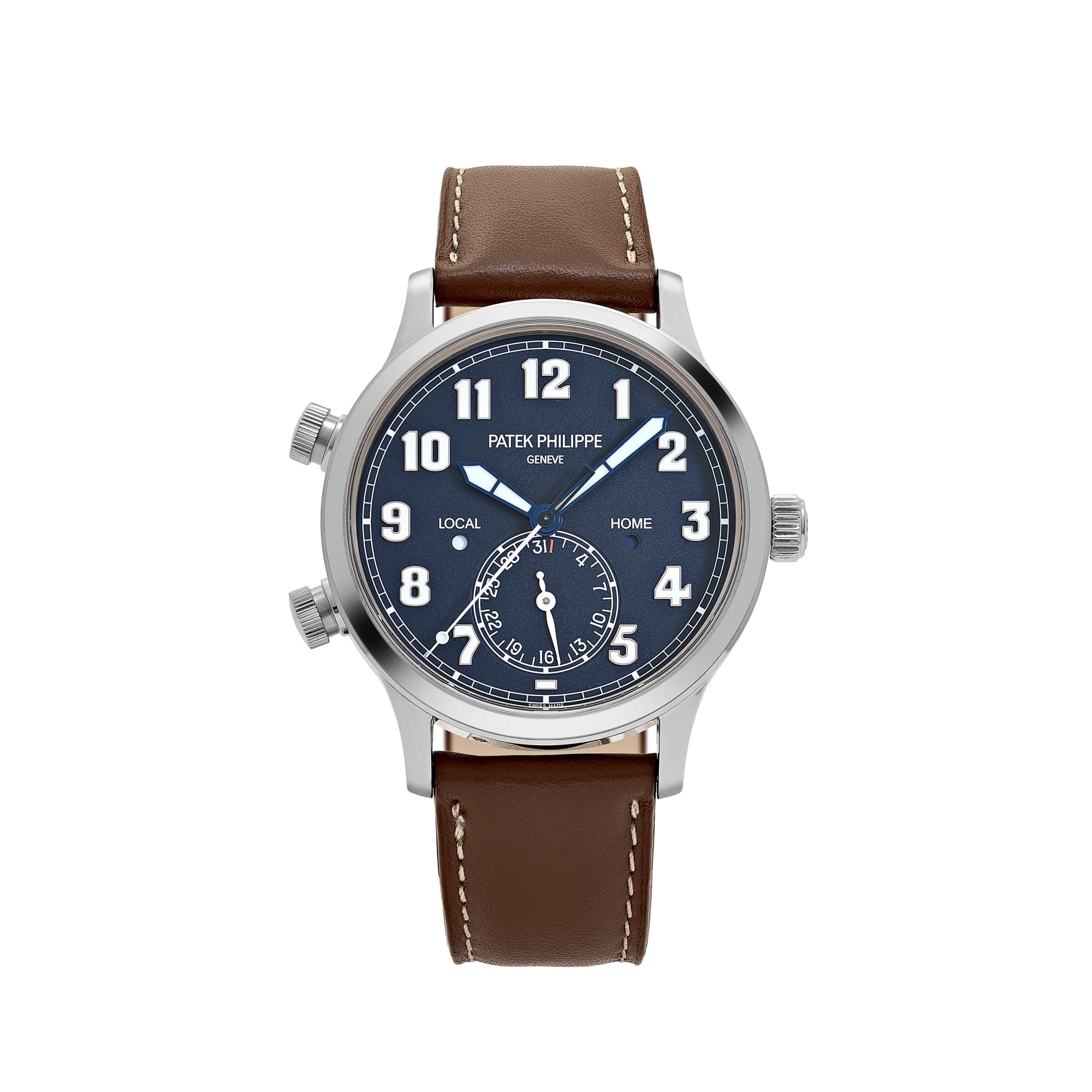 Patek Philippe Calatrava 5524G-001 'Pilot' Travel Time White Gold Blue Dial (2015)