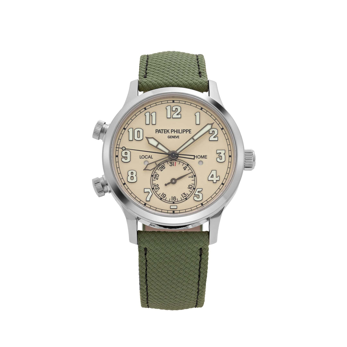 Patek Philippe Calatrava 5524G-010 'Pilot' Travel Time White Gold Ivory Dial (2026)