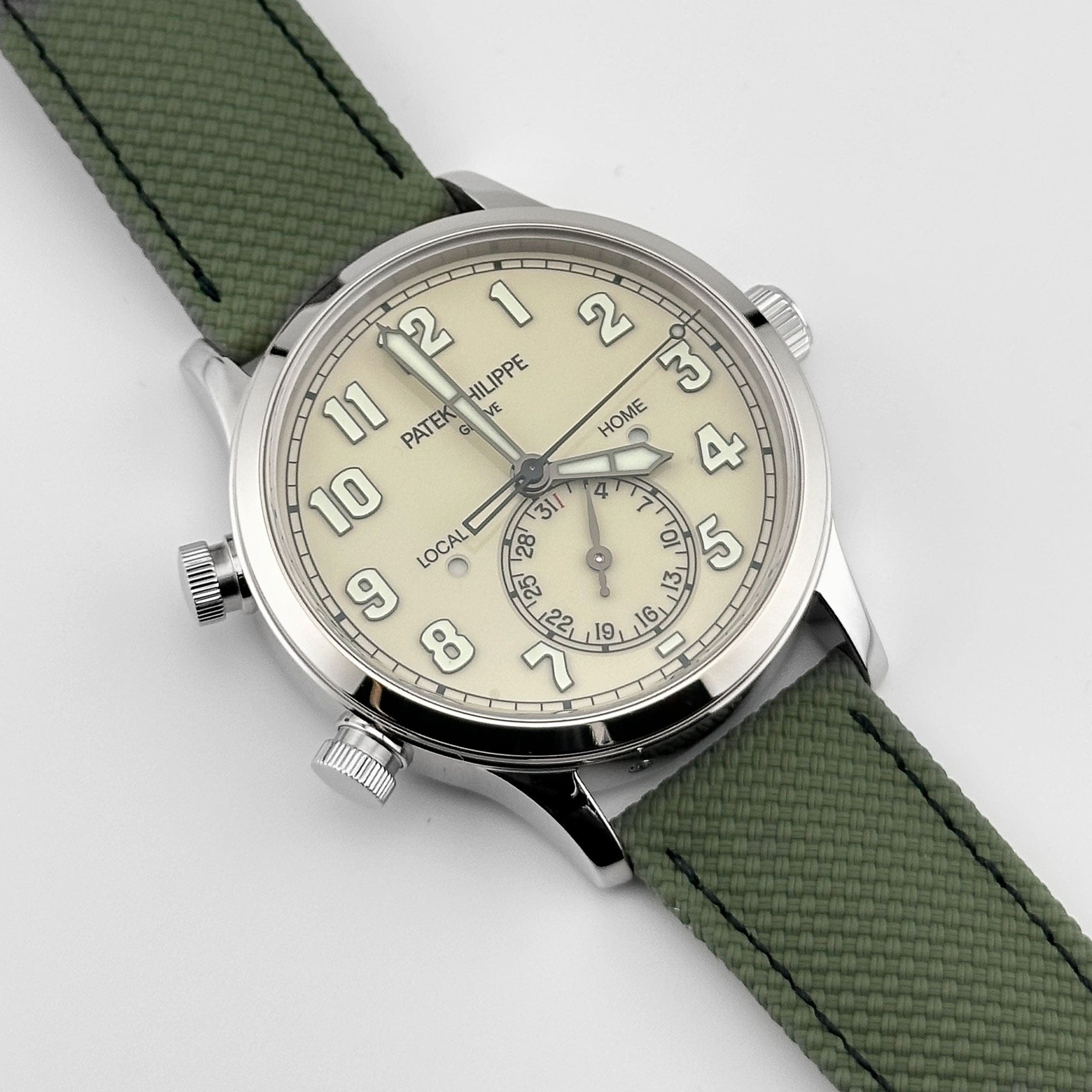 Patek Philippe Calatrava 5524G-010 'Pilot' Travel Time White Gold Ivory Dial (2025)