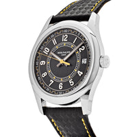 Thumbnail for Patek Philippe Calatrava White Gold Black Dial 6007G-001 Wrist Aficionado