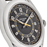 Thumbnail for Patek Philippe Calatrava White Gold Black Dial 6007G-001 Wrist Aficionado