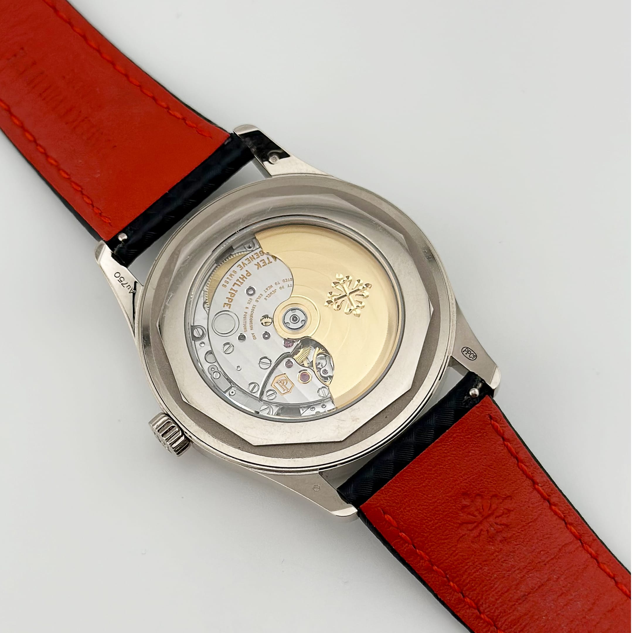 Patek Philippe Calatrava 6007G-010 White Gold Red Accents