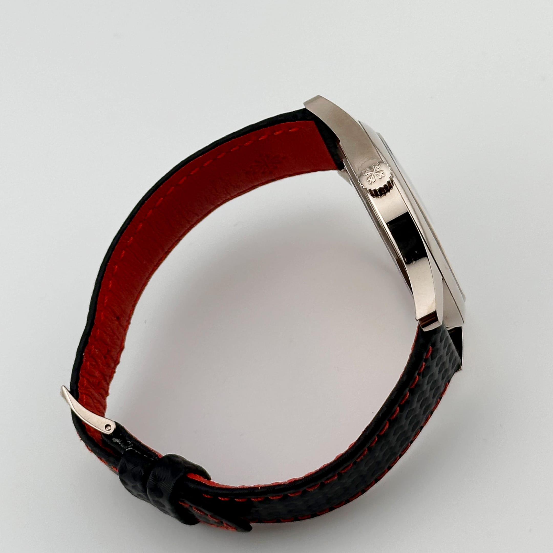 Patek Philippe Calatrava 6007G-010 White Gold Red Accents