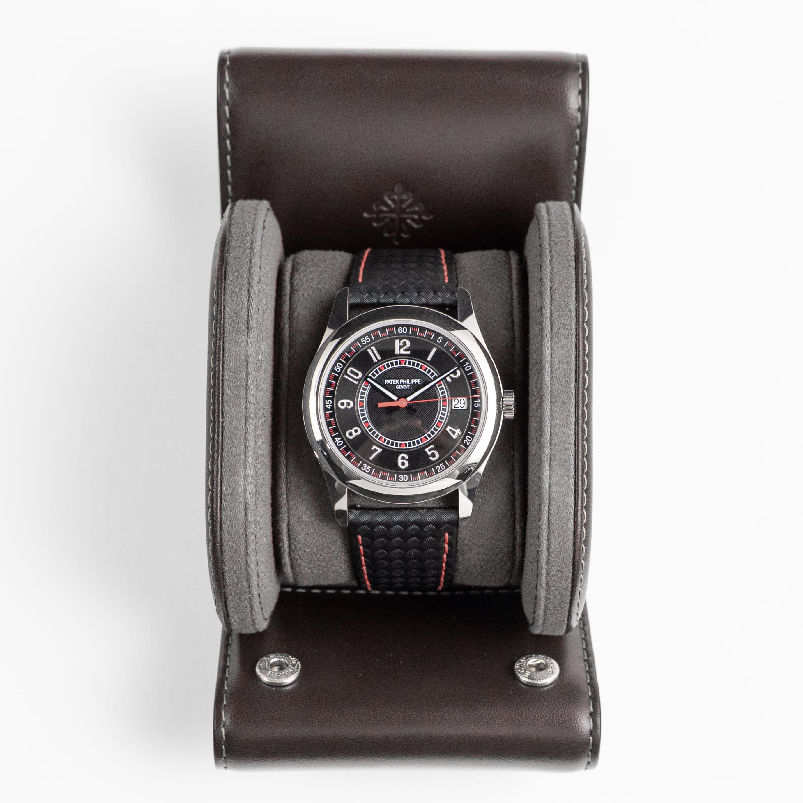 Patek Philippe Calatrava 6007G-010 White Gold Red Accents