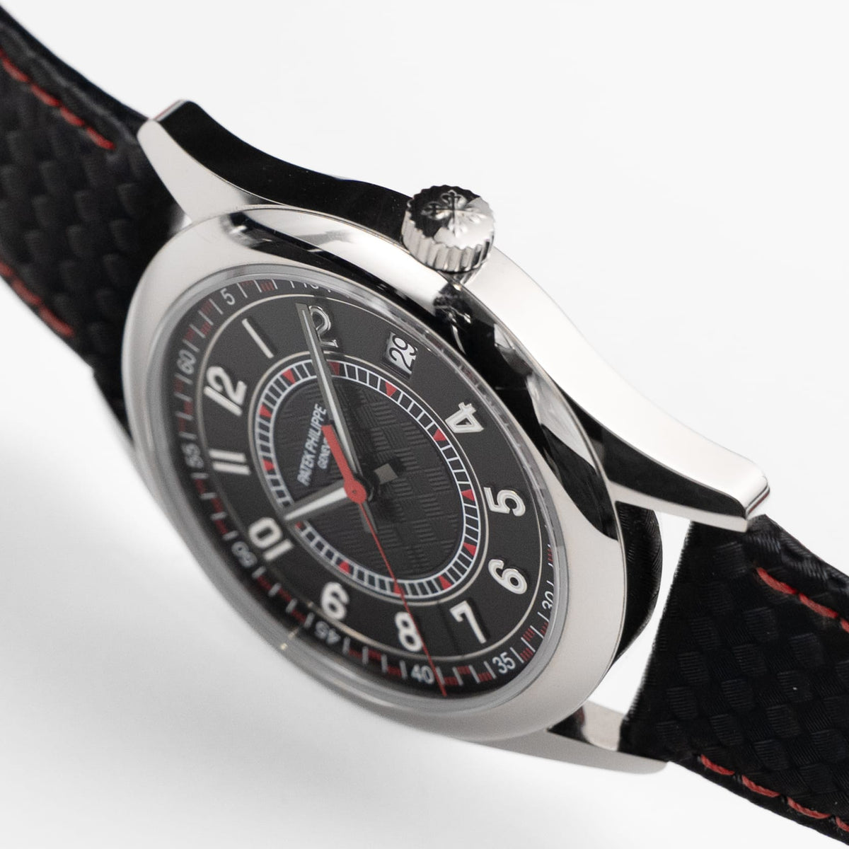 Patek Philippe Calatrava 6007G-010 White Gold Red Accents