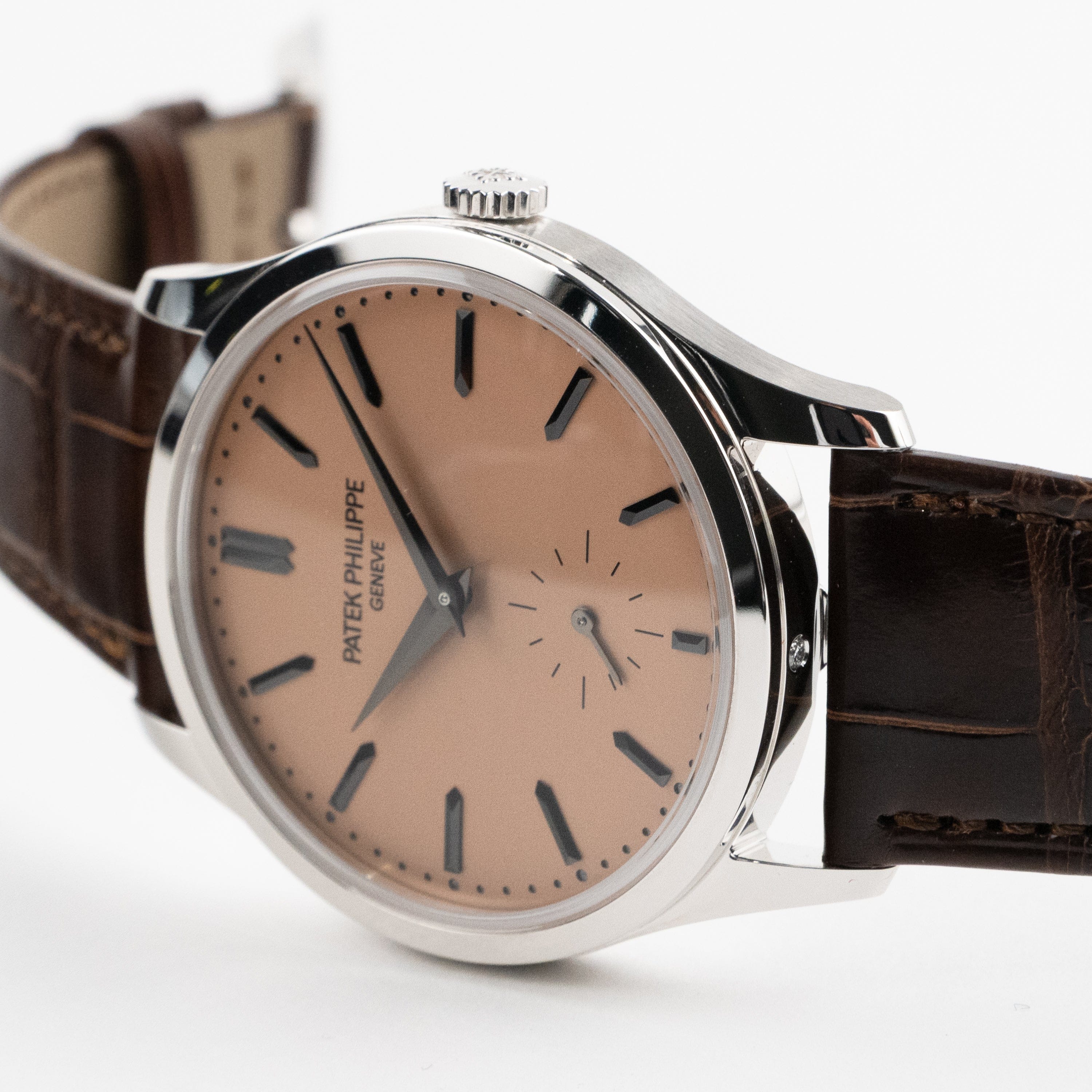 Patek Philippe Calatrava 6196P-001 Platinum Rose-Gilt Opaline Dial (2026)