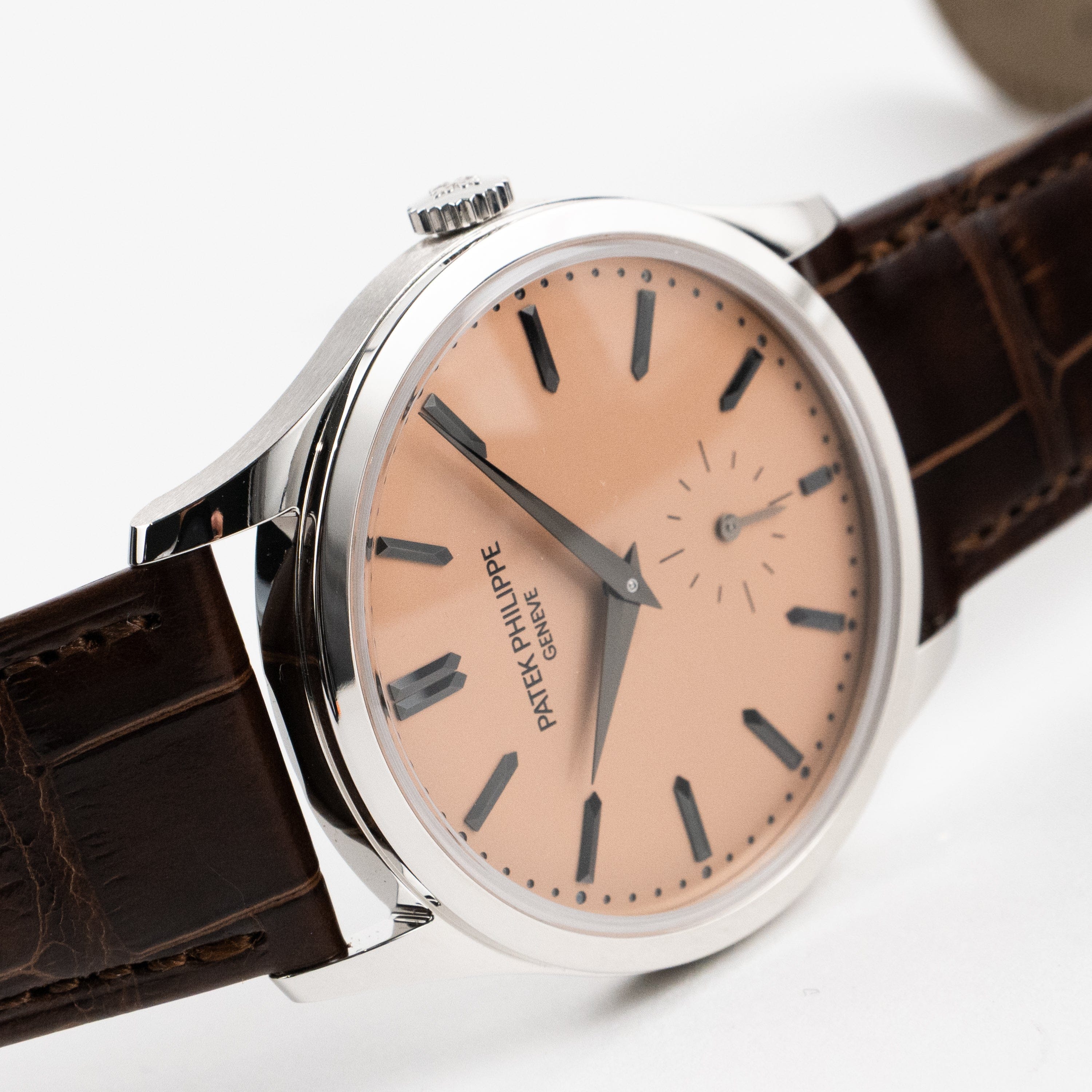 Patek Philippe Calatrava 6196P-001 Platinum Rose-Gilt Opaline Dial (2026)