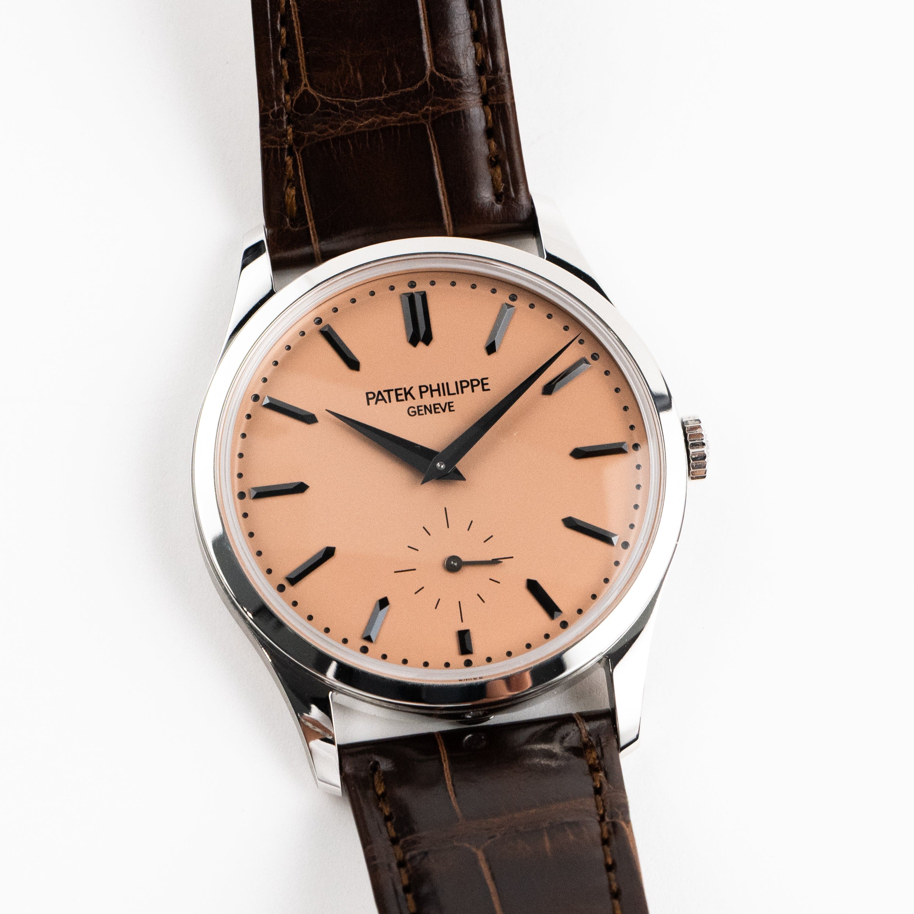 Patek Philippe Calatrava 6196P-001 Platinum Rose-Gilt Opaline Dial (2026)