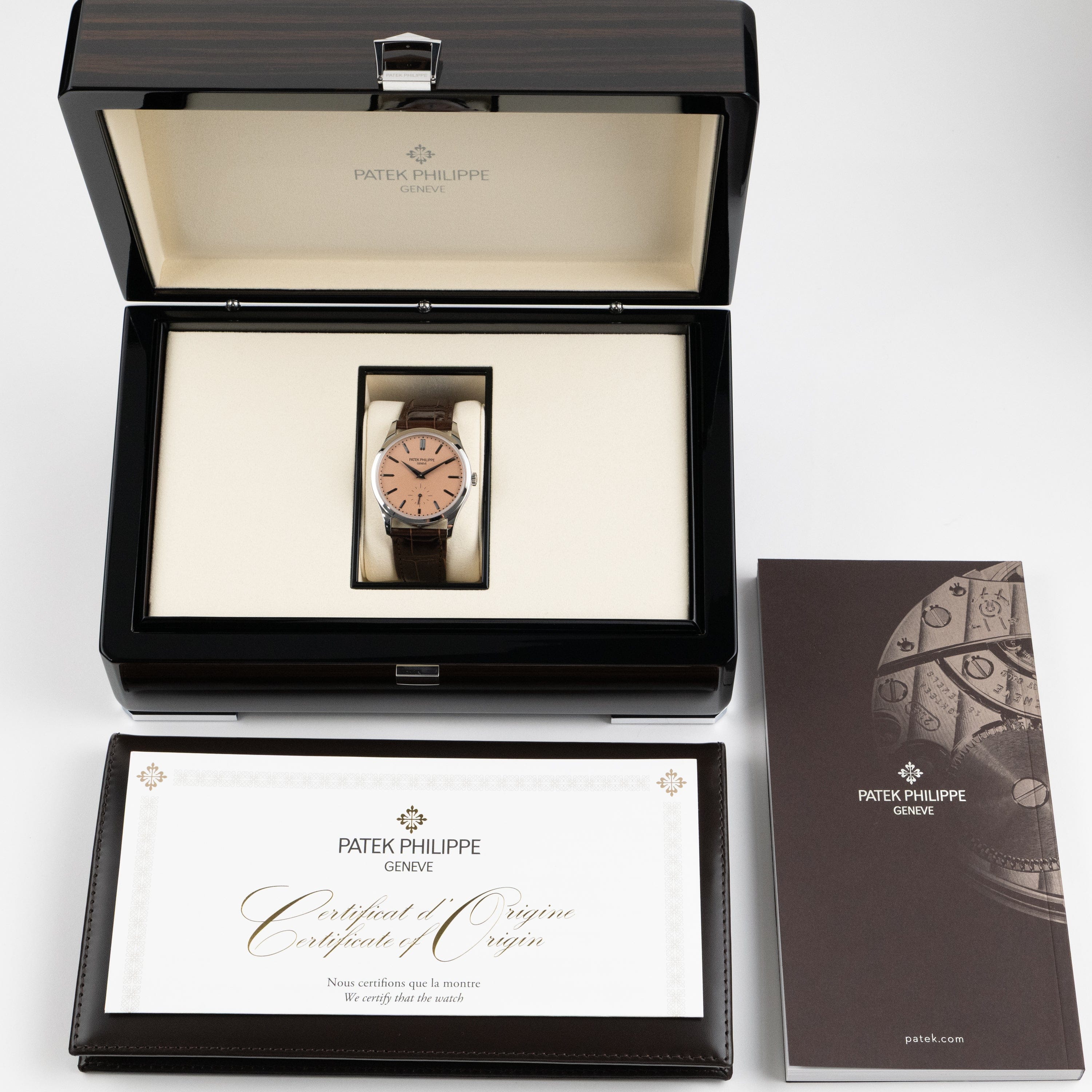 Patek Philippe Calatrava 6196P-001 Platinum Rose-Gilt Opaline Dial (2026)