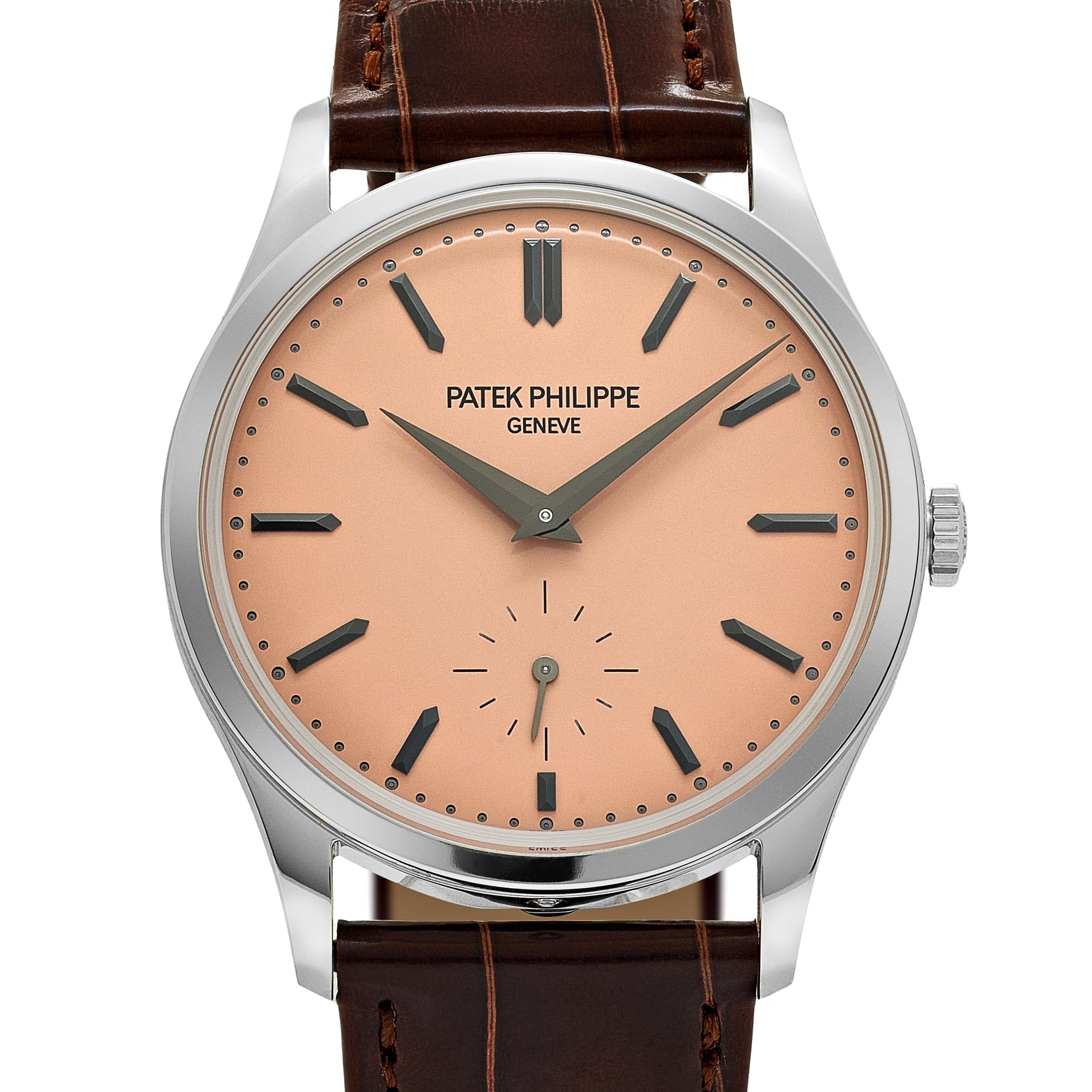 Patek Philippe Calatrava 6196P-001 Platinum Rose-Gilt Opaline Dial (2026)