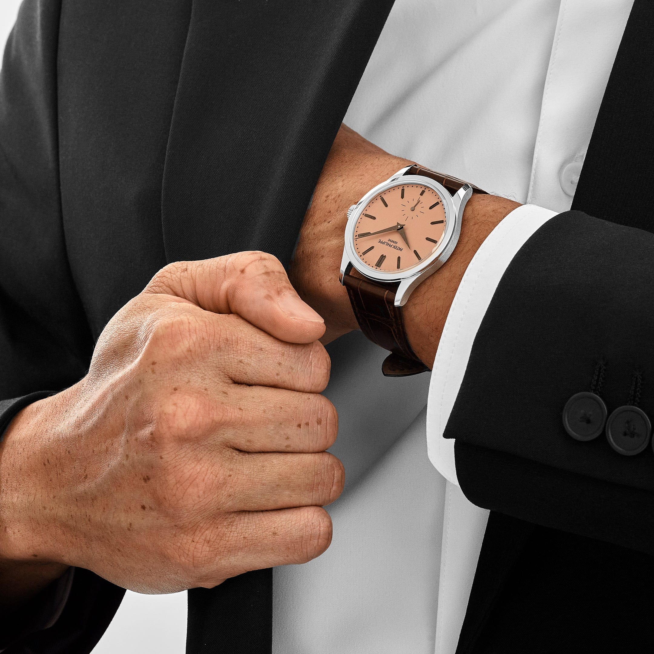 Patek Philippe Calatrava 6196P-001 Platinum Rose-Gilt Opaline Dial (2026)