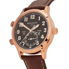 Luxury Watch Patek Philippe Calatrava Pilot Travel Time Rose Gold 5524R-001 (Draft) Wrist Aficionado