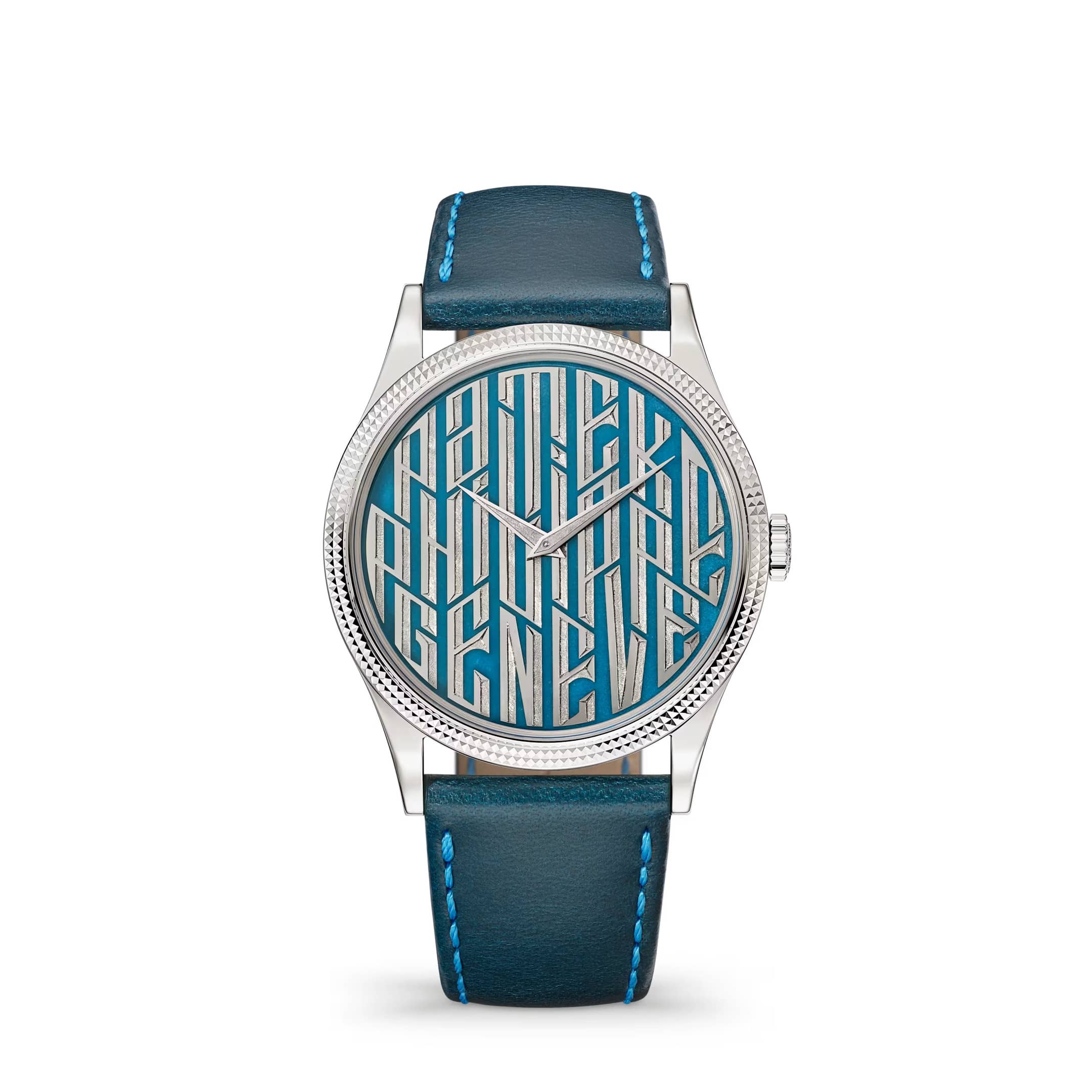 Patek Philippe Calatrava Rare Handcrafts 5177G-056 'Blue Typography' White Gold Blue Dial Limited Edition of 10 (2026)