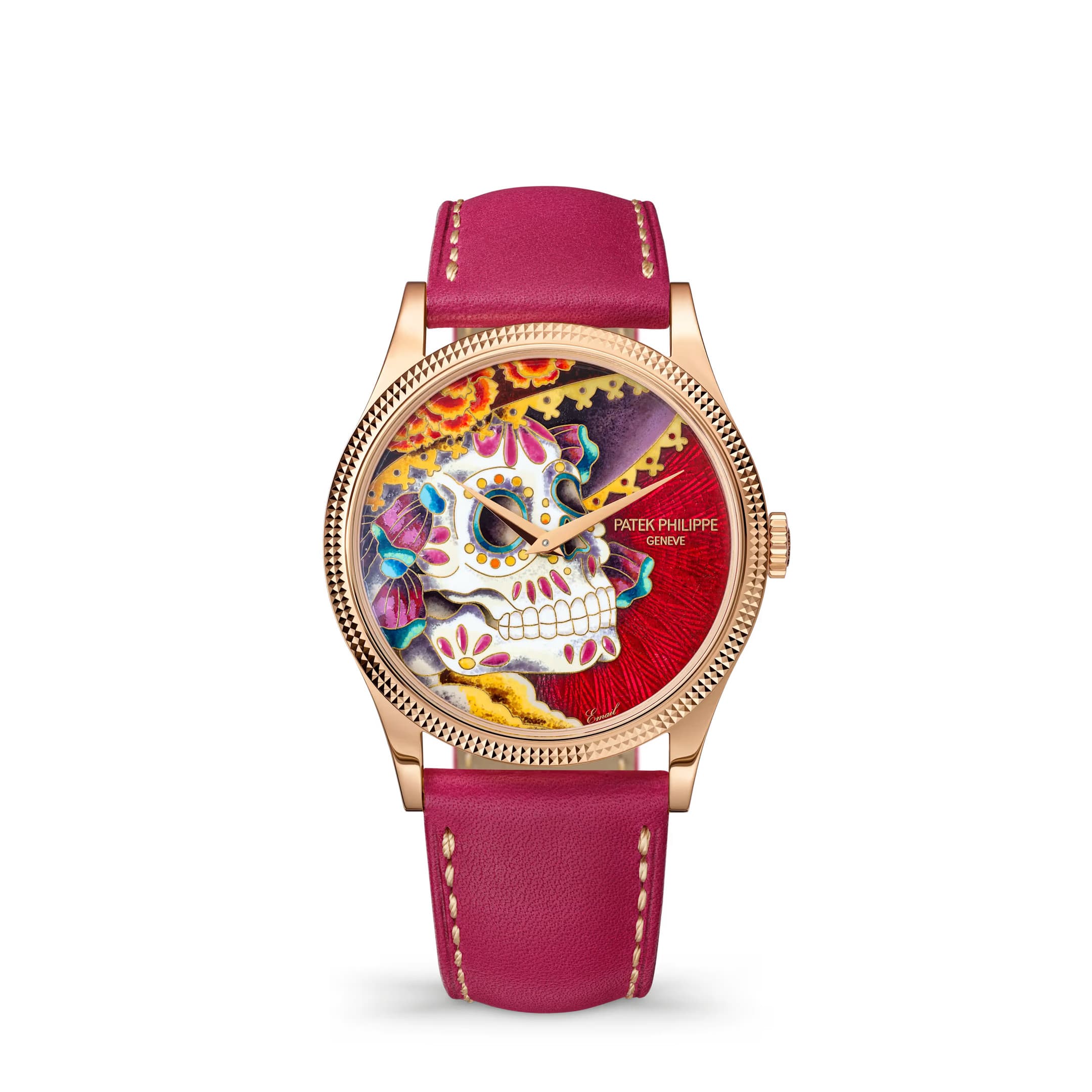 Patek Philippe Calatrava Rare Handcrafts 5177R-001 'La Catrina' Rose Gold Cloisonne Enamel Dial Limited Edition of 10 (2026)