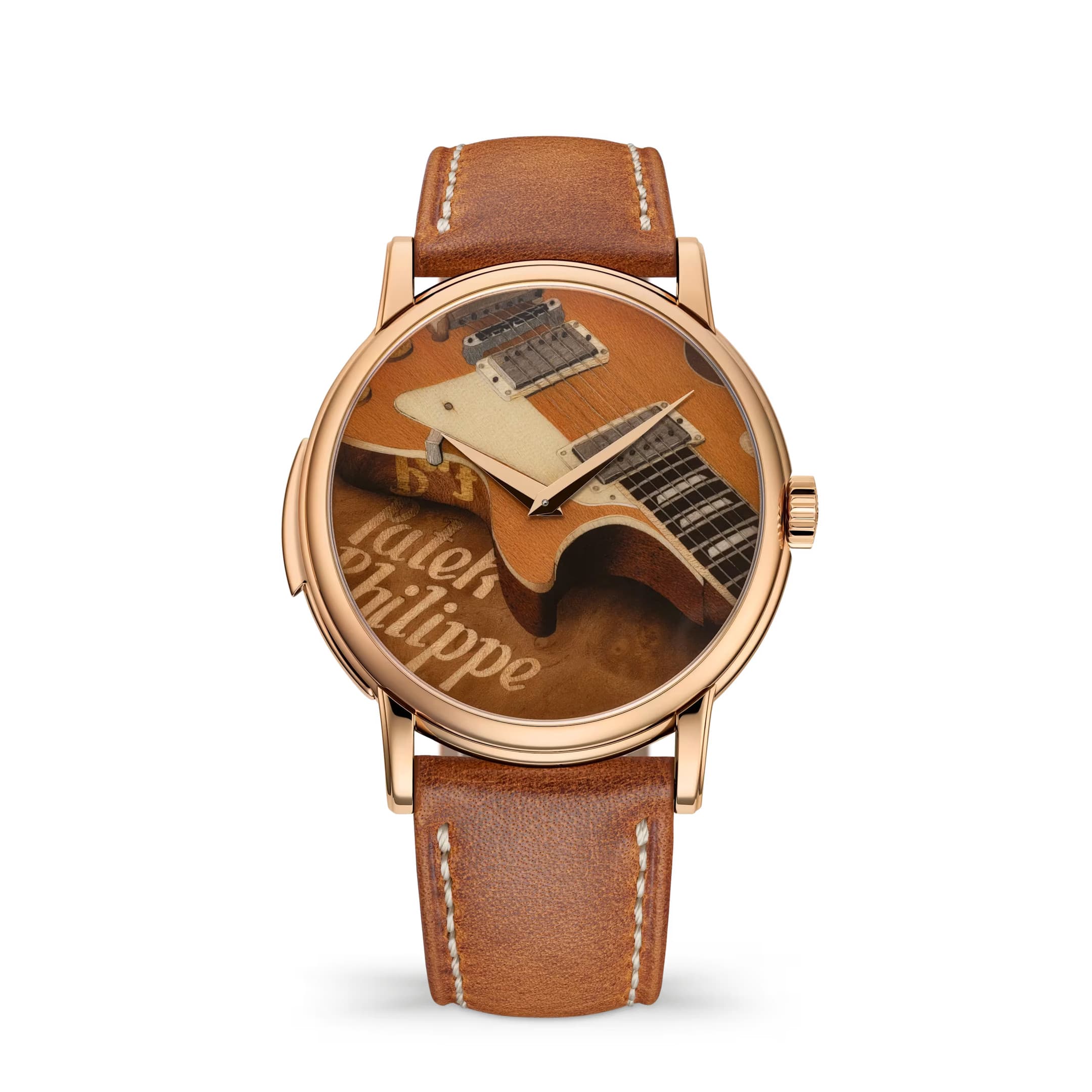 Patek Philippe Calatrava Rare Handcrafts 5278/50R-011 Minute Repeater 'Electric Guitar' Rose Gold Wood Marquetry Dial Limited Edition of 10 (2026)