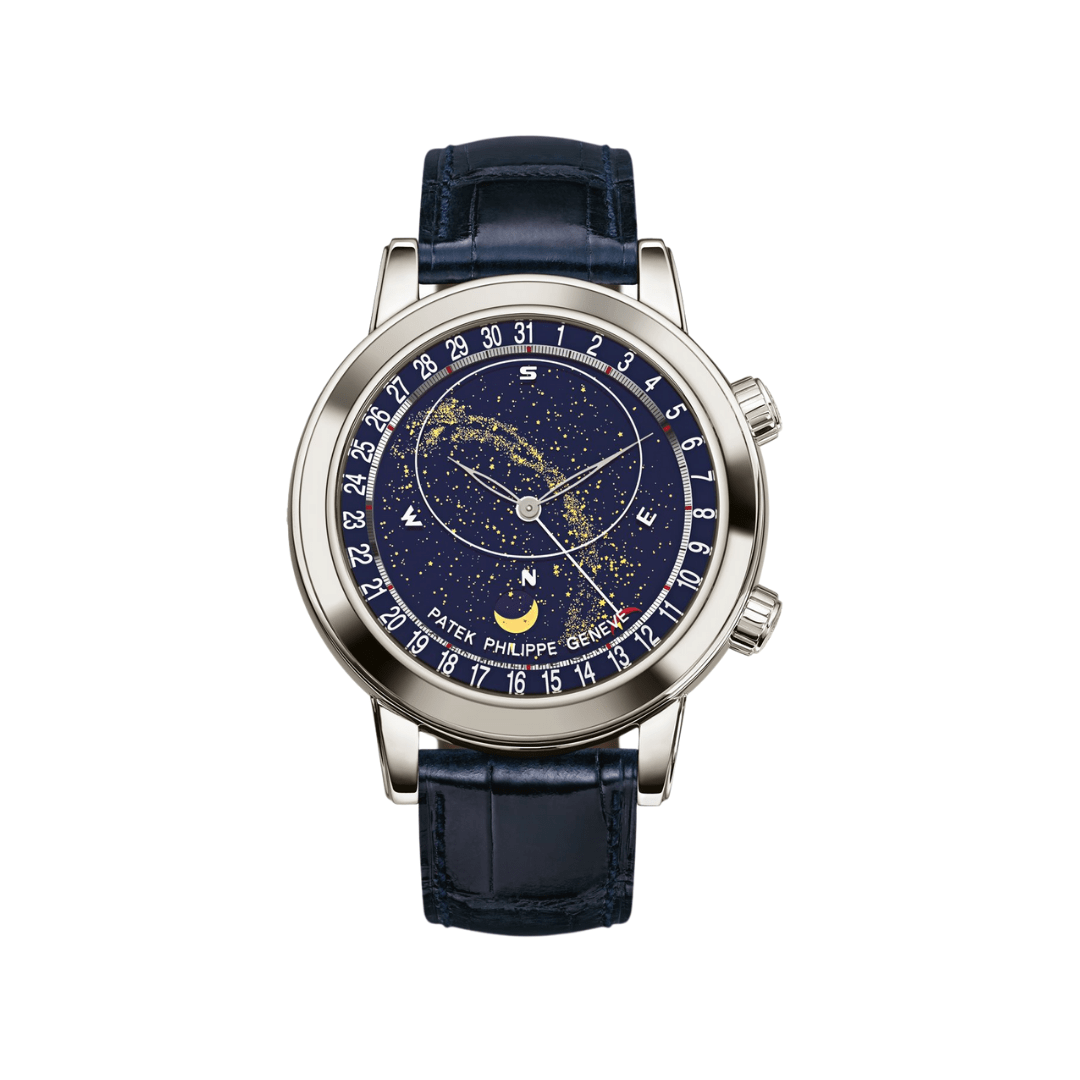 Luxury Watch Patek Philippe Grand Complications Celestial Platinum 6102P-001 Wrist Aficionado