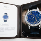 Patek Philippe Celestial Joaillerie Grand Complications 6104P-010 Platinum Blue Dial Diamond Baguette Bezel (2025)