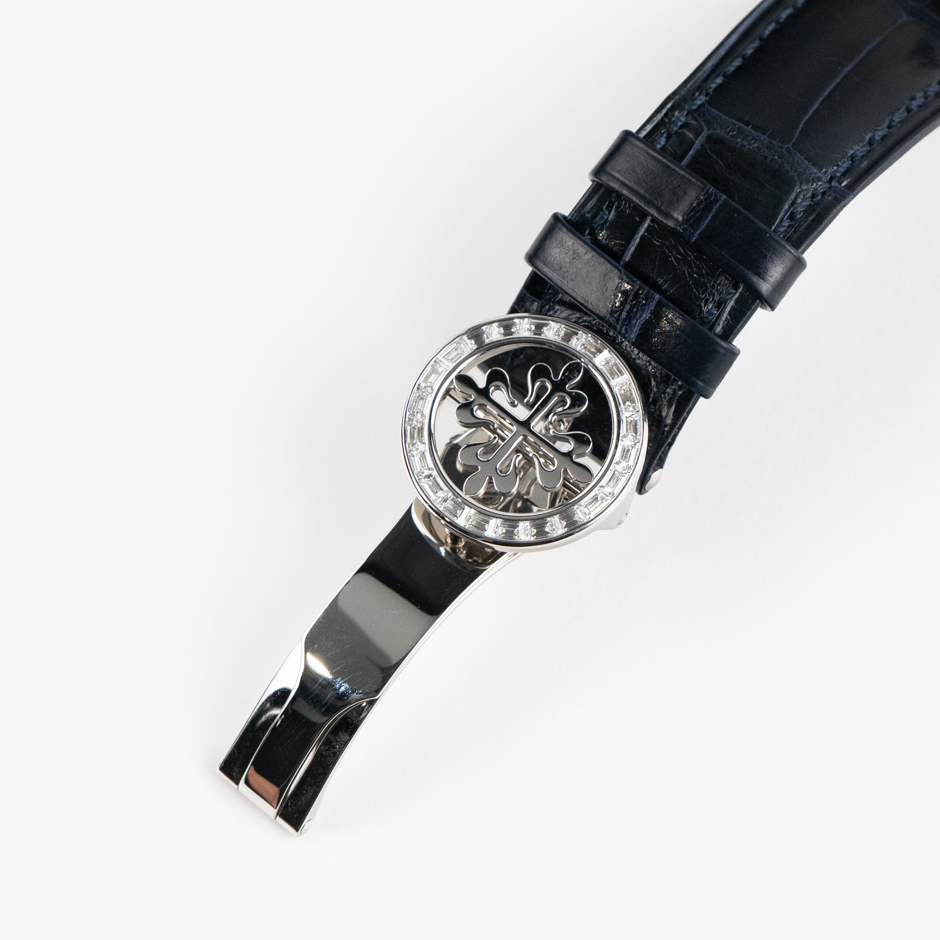 Patek Philippe Celestial Joaillerie Grand Complications 6104P-010 Platinum Blue Dial Diamond Baguette Bezel (2025)