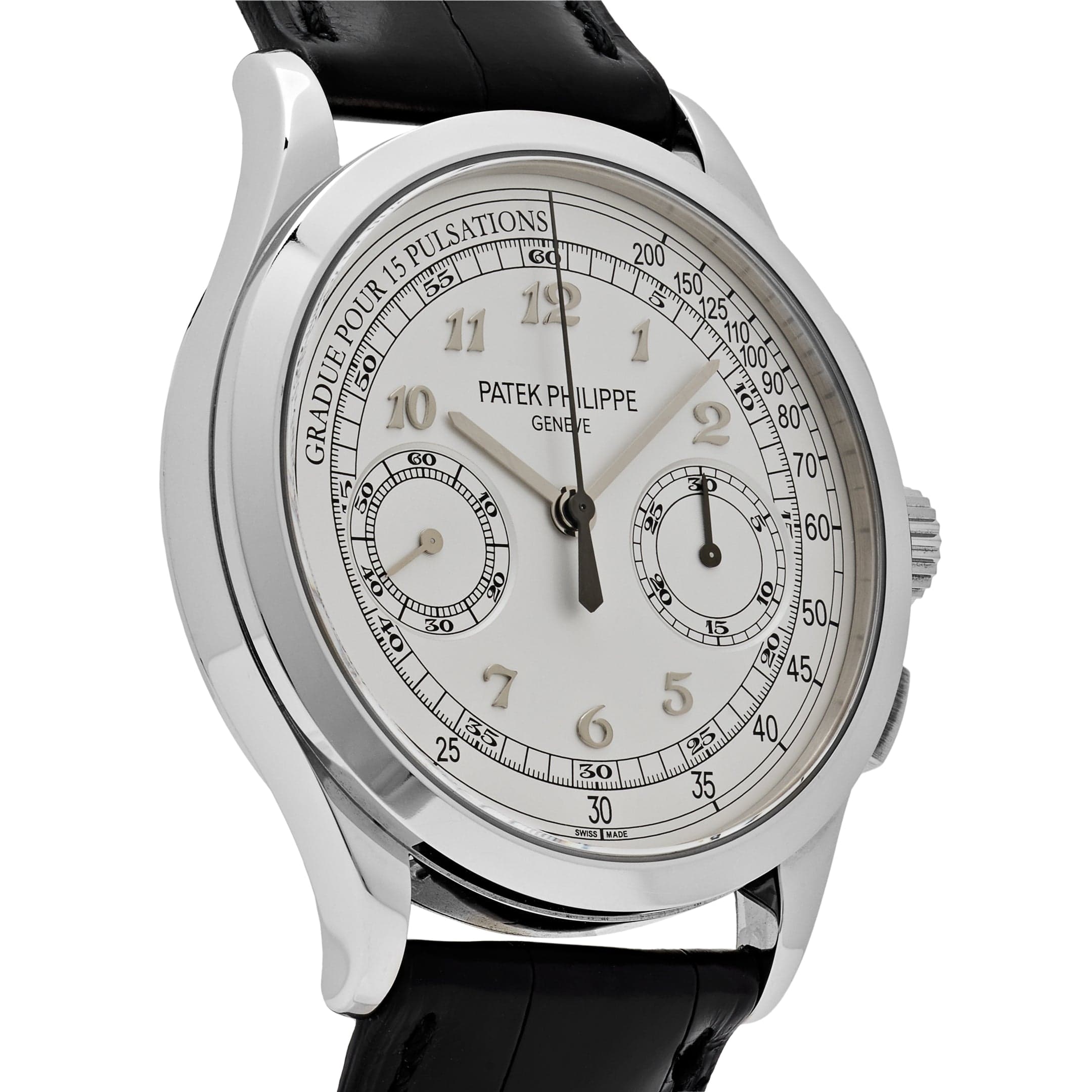 Patek Philippe Chronograph 5170G-001 White Gold White Dial