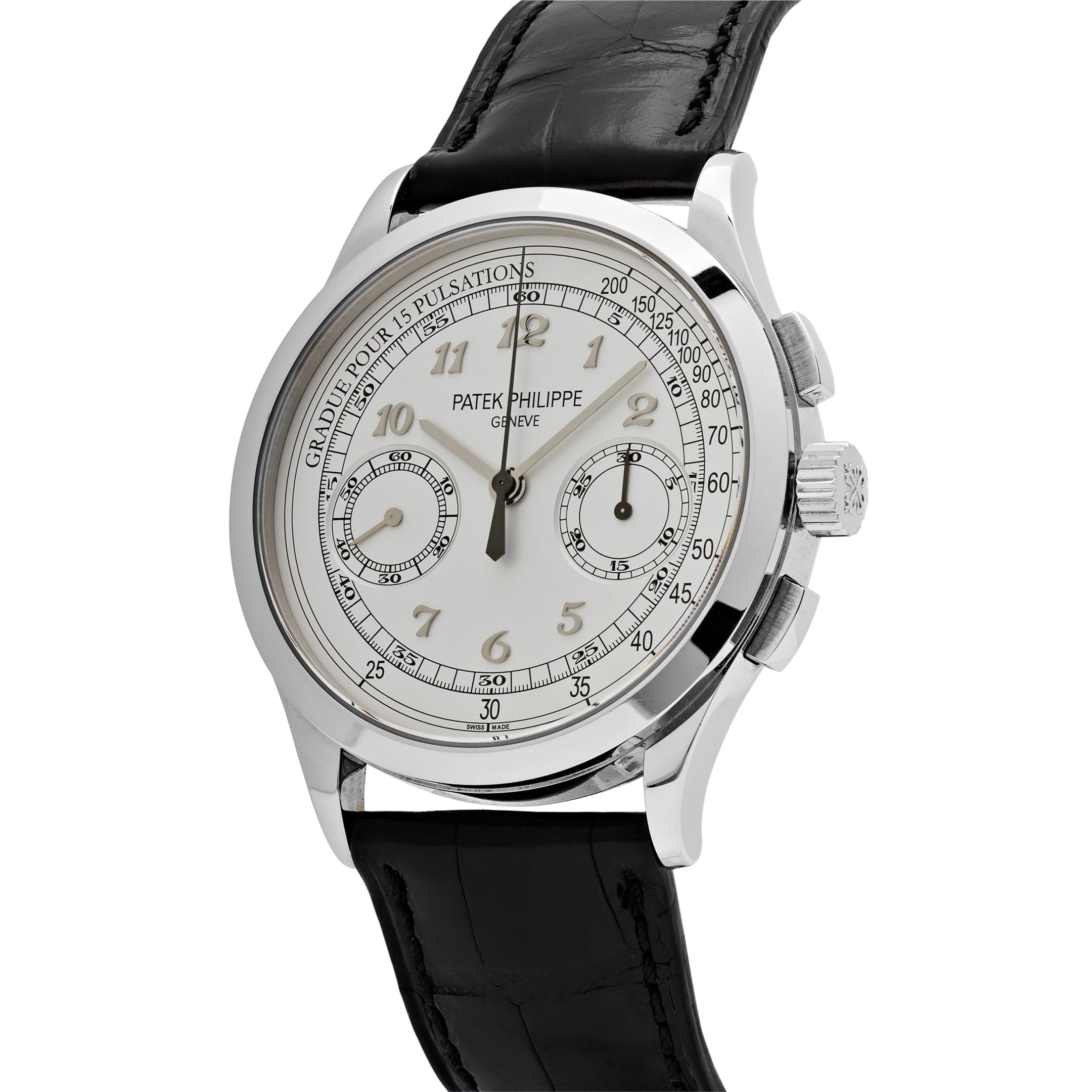 Patek Philippe Chronograph 5170G-001 White Gold White Dial