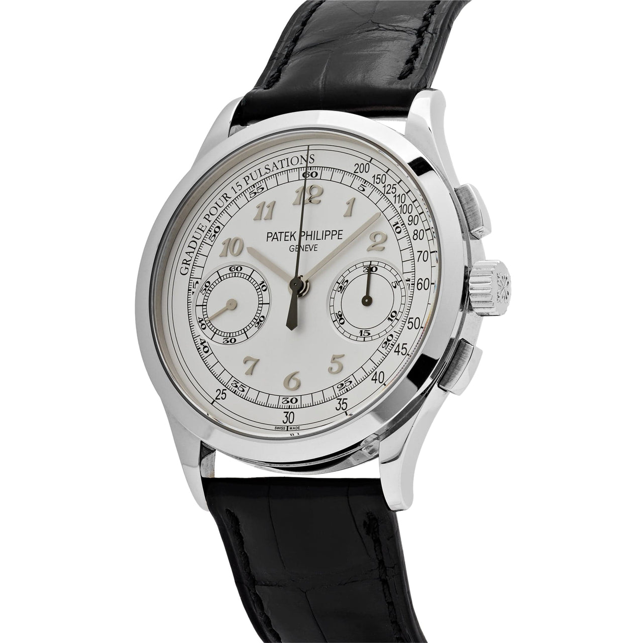 Patek Philippe Chronograph 5170G-001 White Gold White Dial