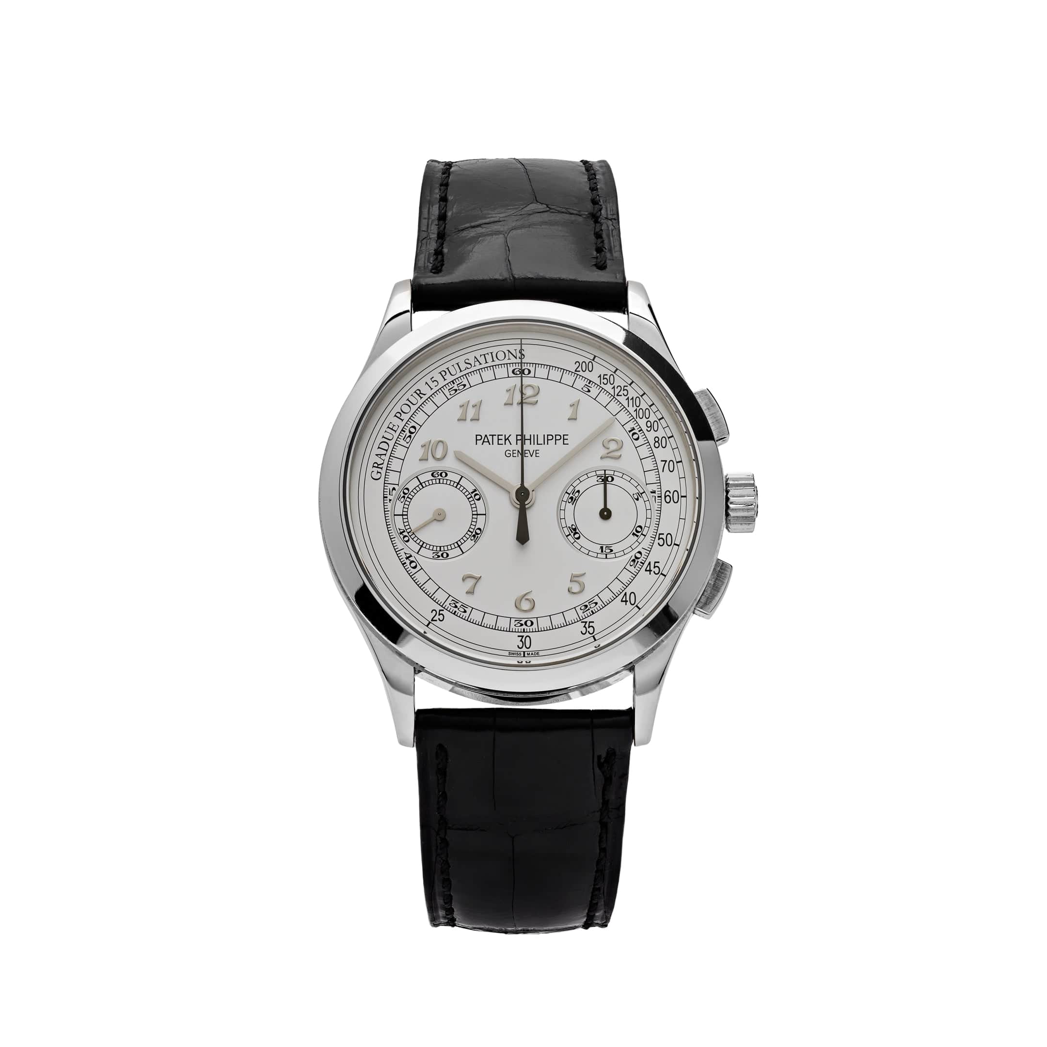 Patek Philippe Chronograph 5170G-001 White Gold White Dial