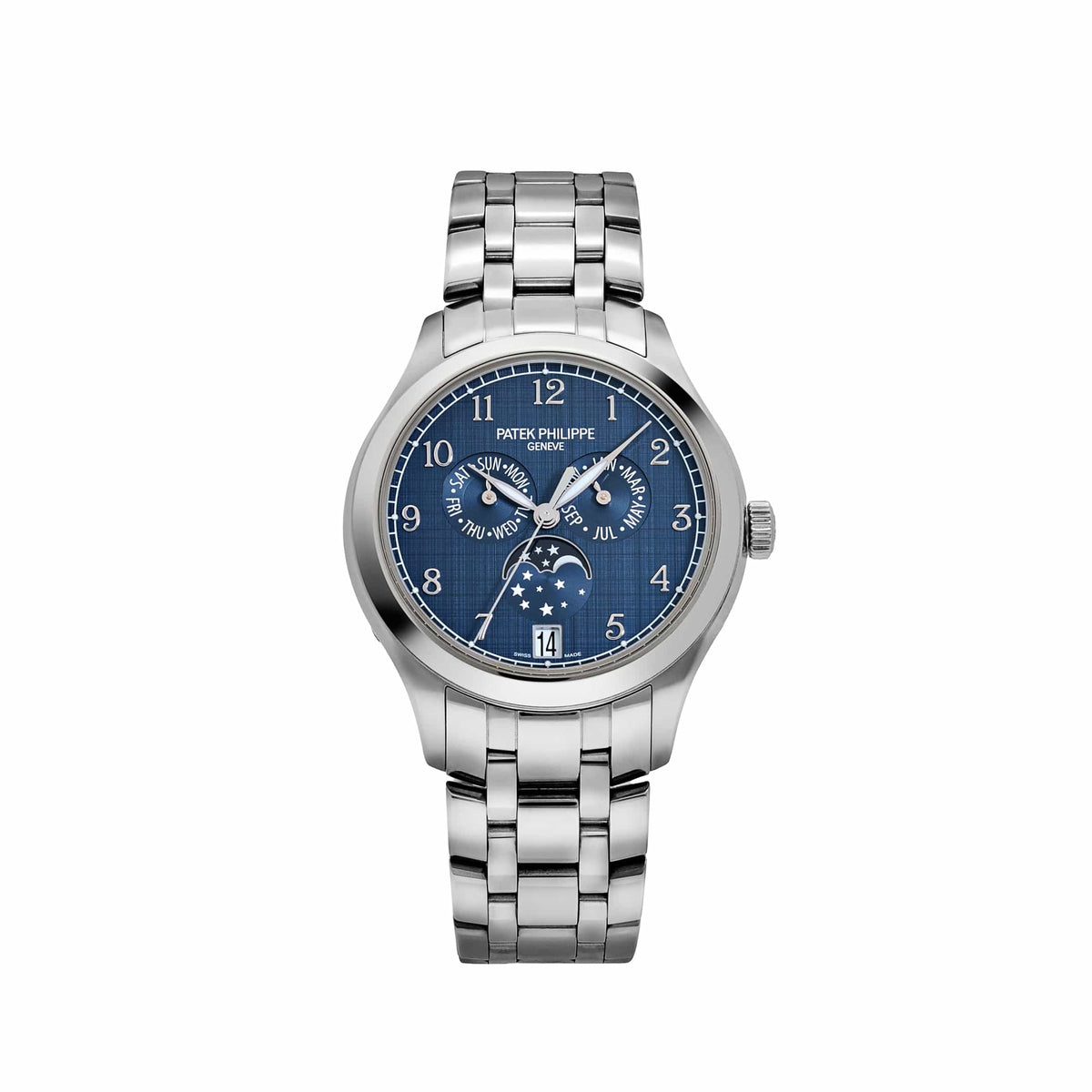 Patek Philippe Complications 4947/1A-001 Annual Calendar Moon Phases Stainless Steel Blue Dial (2024)