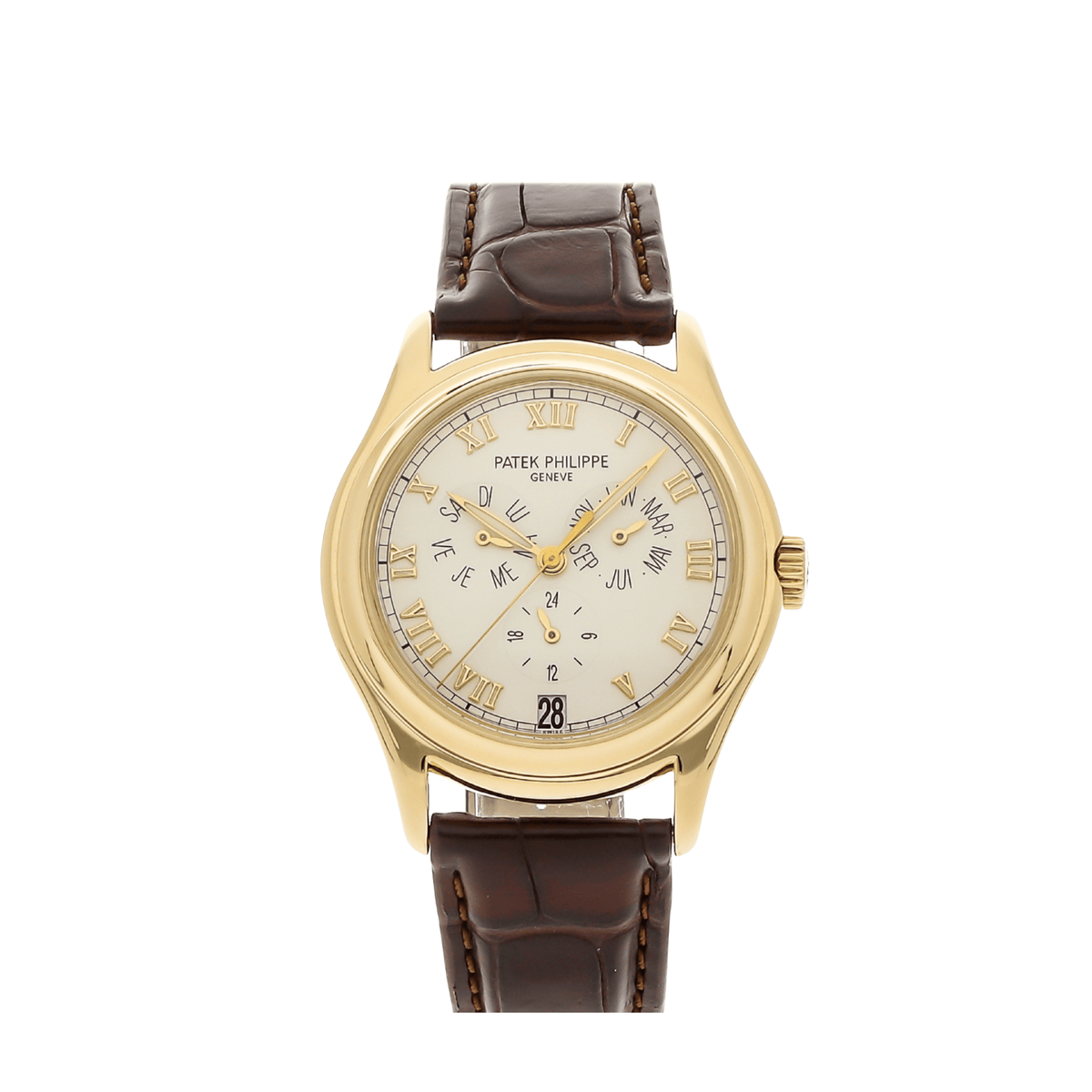 Patek Philippe Complications 5035J-001 Annual Calendar Yellow Gold White Dial (1998)