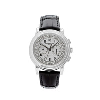 Thumbnail for Luxury Watch Patek Philippe Chronograph White Gold Silver Dial 5070G-001 Wrist Aficionado