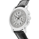 Luxury Watch Patek Philippe Chronograph White Gold Silver Dial 5070G-001 Wrist Aficionado