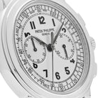 Luxury Watch Patek Philippe Chronograph White Gold Silver Dial 5070G-001 Wrist Aficionado