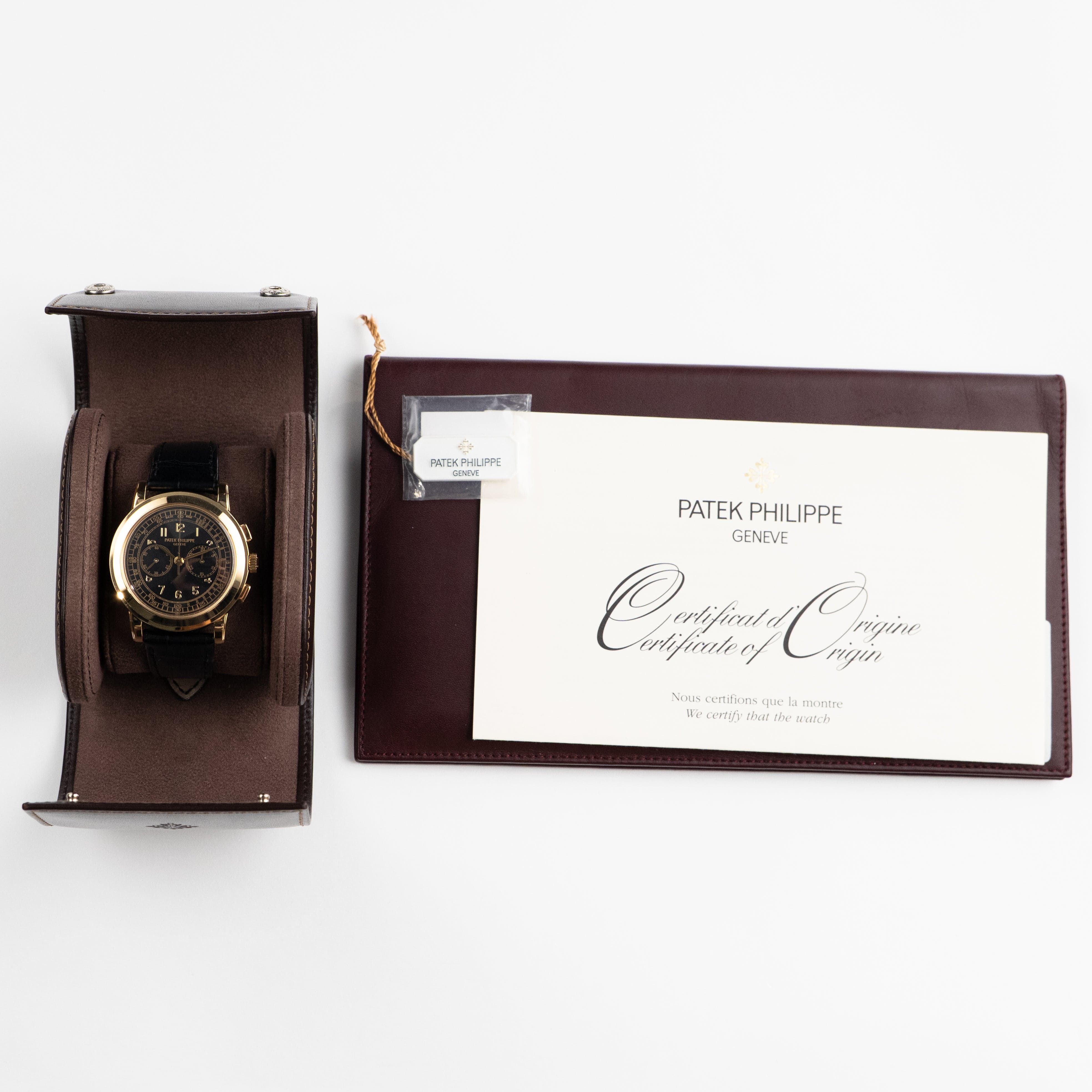 Patek Philippe Complications 5070J-001 Chronograph Yellow Gold Black Dial (2008)