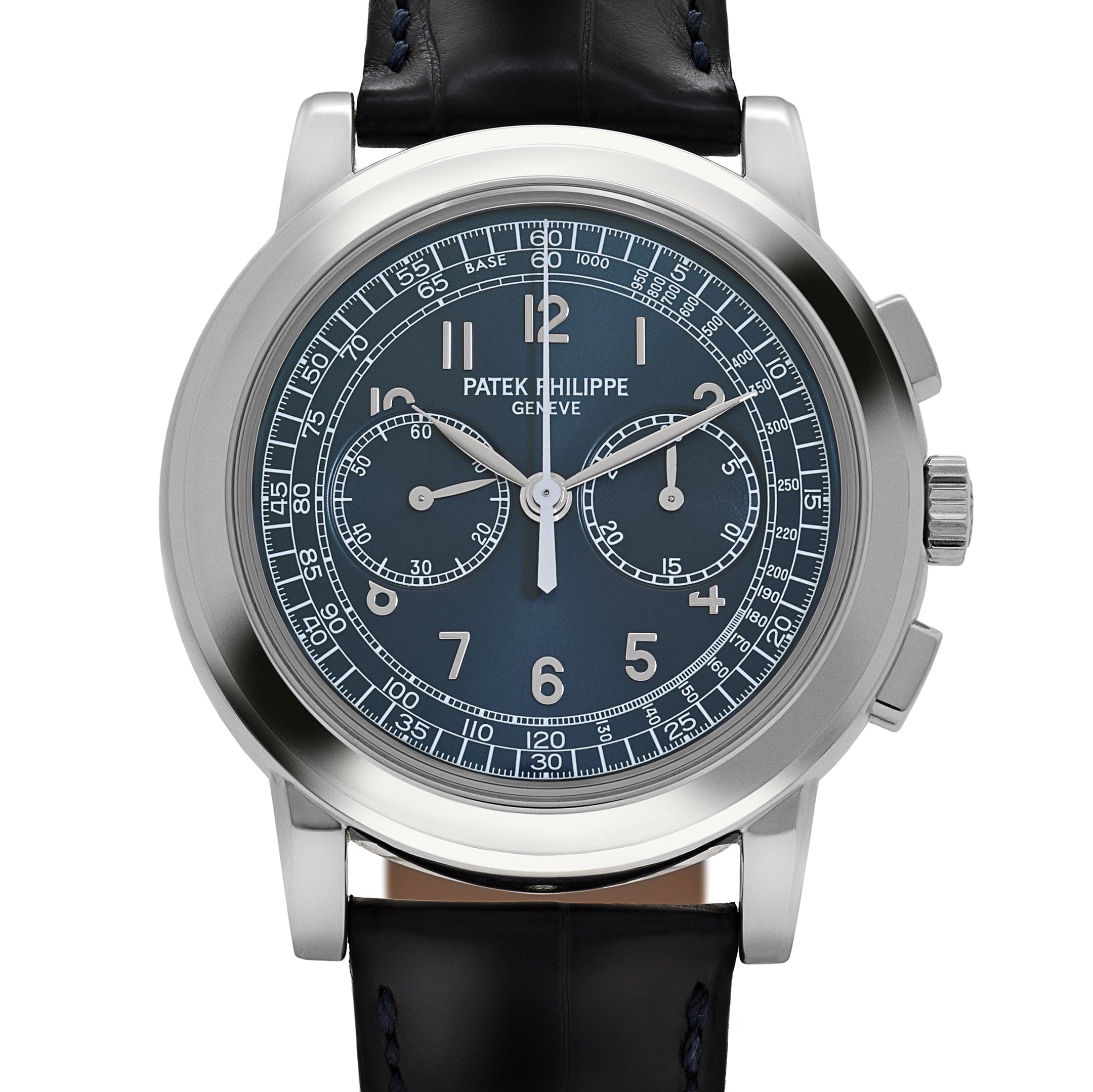 Patek Philippe Complications 5070P-001 Chronograph Platinum Blue Dial (2008)
