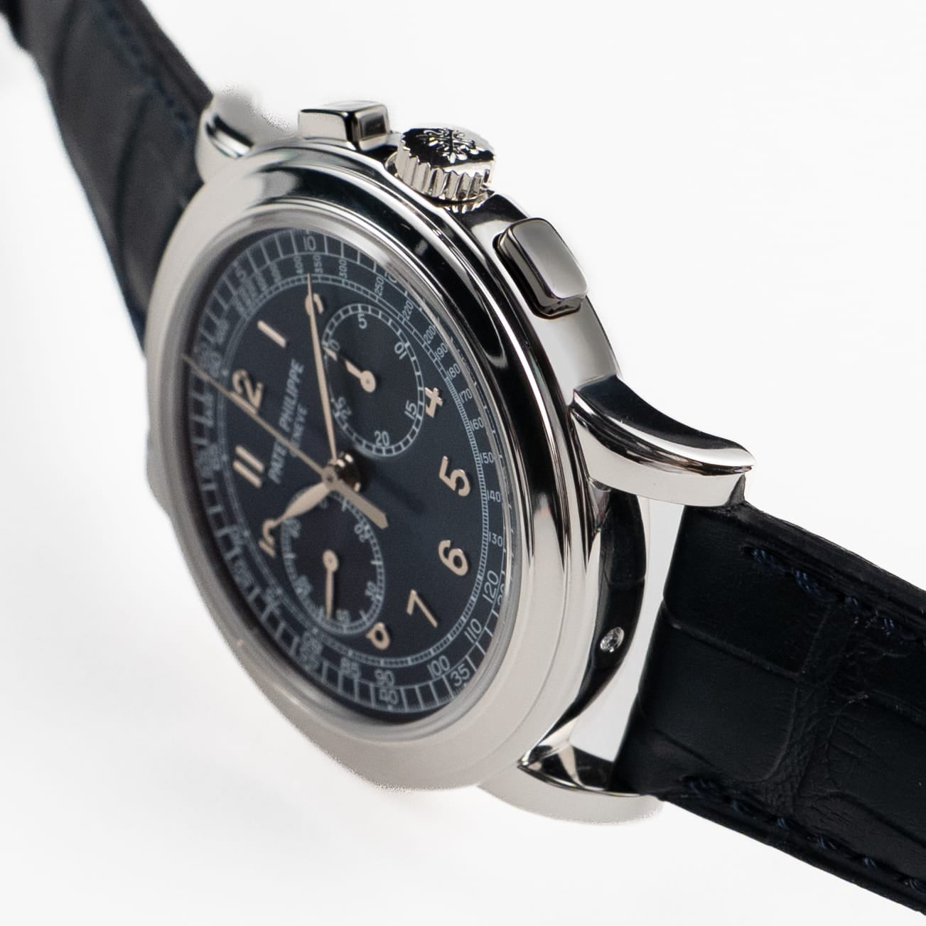 Patek Philippe Complications 5070P-001 Chronograph Platinum Blue Dial (2009)