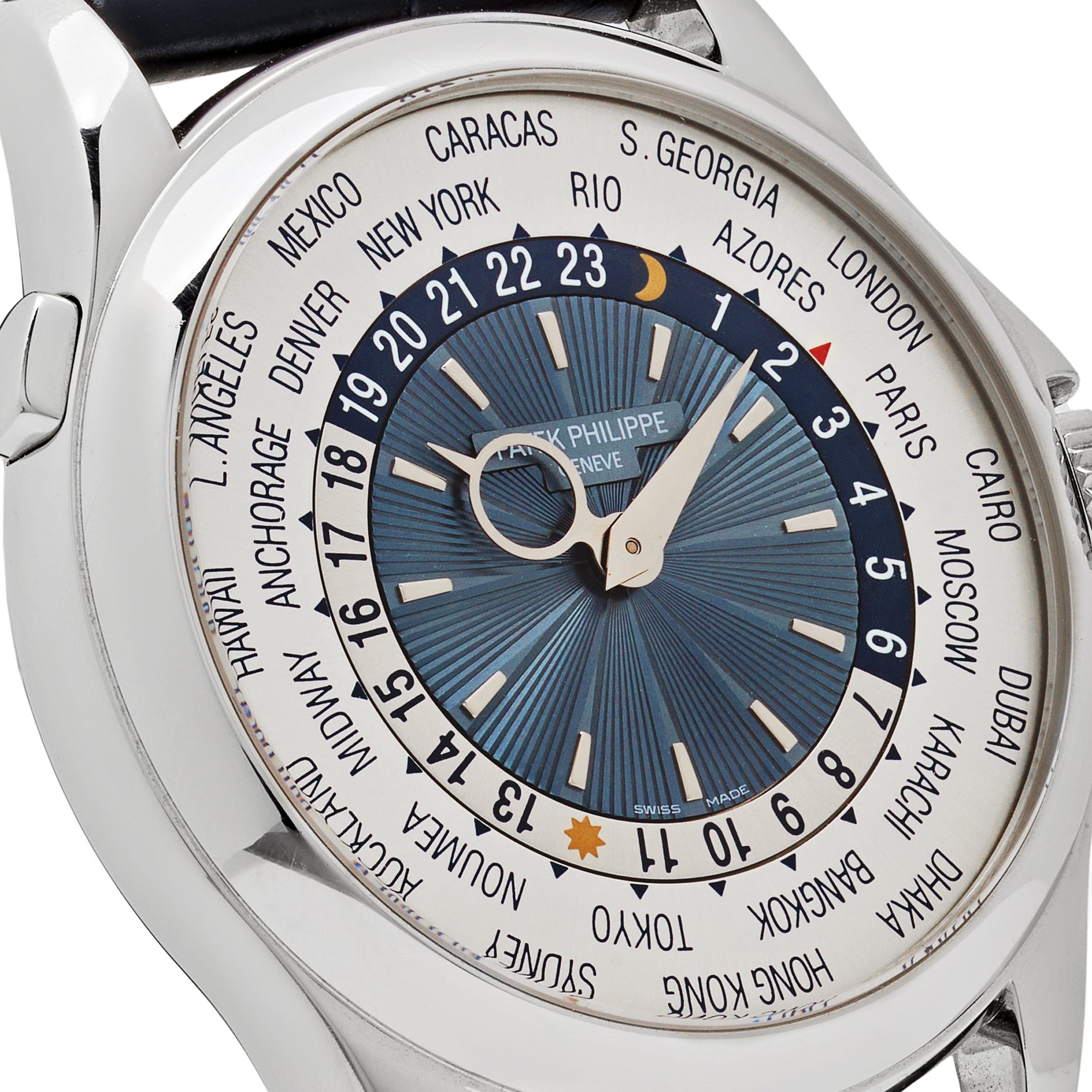 Patek Philippe Complications 5130P-001 World Time Platinum – Wrist