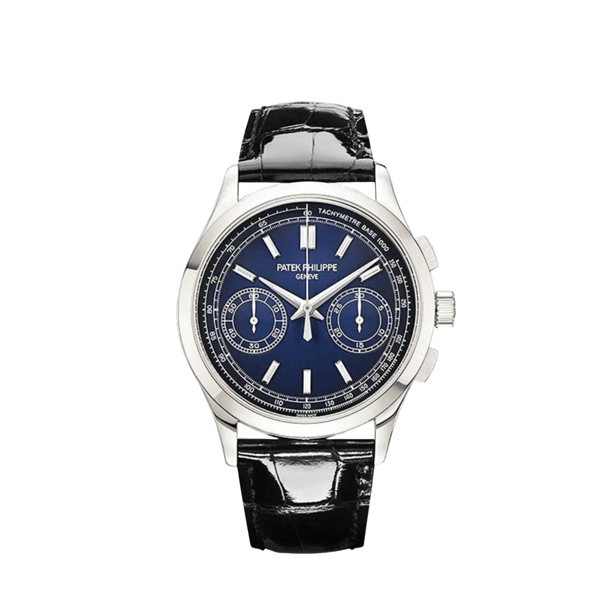 Patek Philippe Complications 5170P-001 Chronograph Platinum Blue Diamond Baguette Dial (2017)