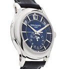 Luxury Watch Patek Philippe Complications Annual Calendar White Gold 5205G-013 Wrist Aficionado