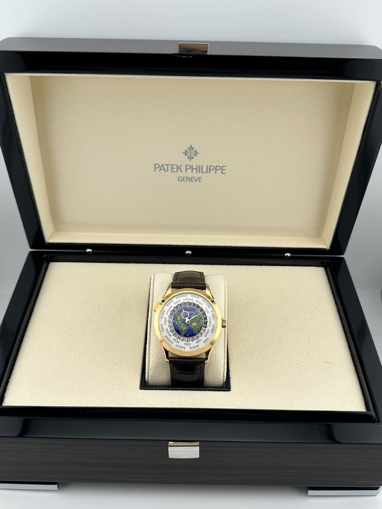 Patek Philippe Complications 5231J 001 World Time Yellow Gold Wrist Aficionado