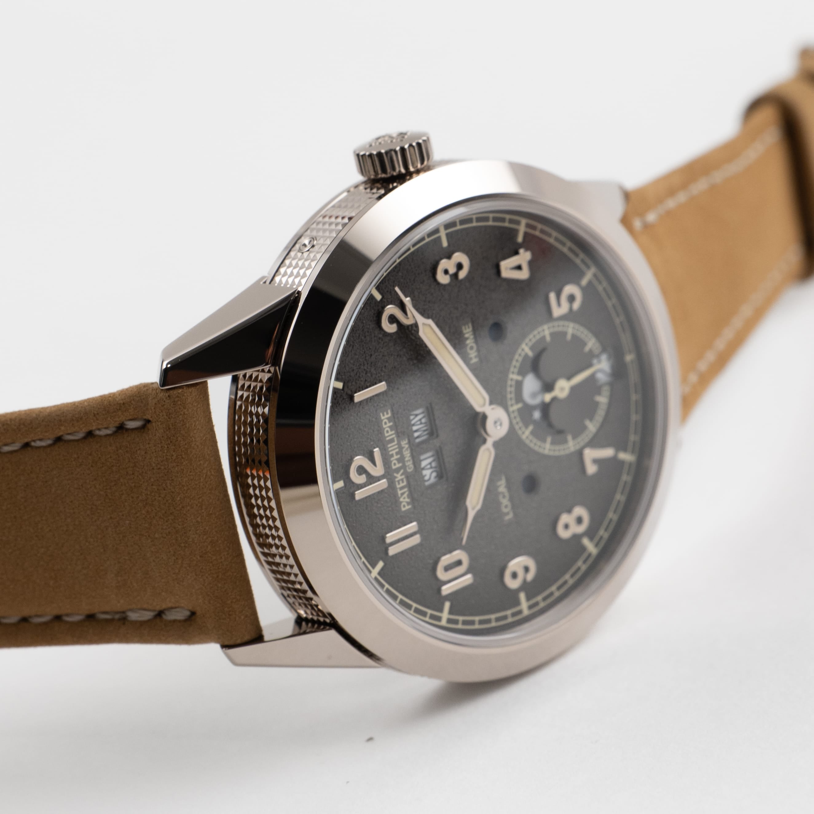 Patek Philippe Complications 5326G-001 Annual Calendar Travel Time White Gold Grey Dial (2026)